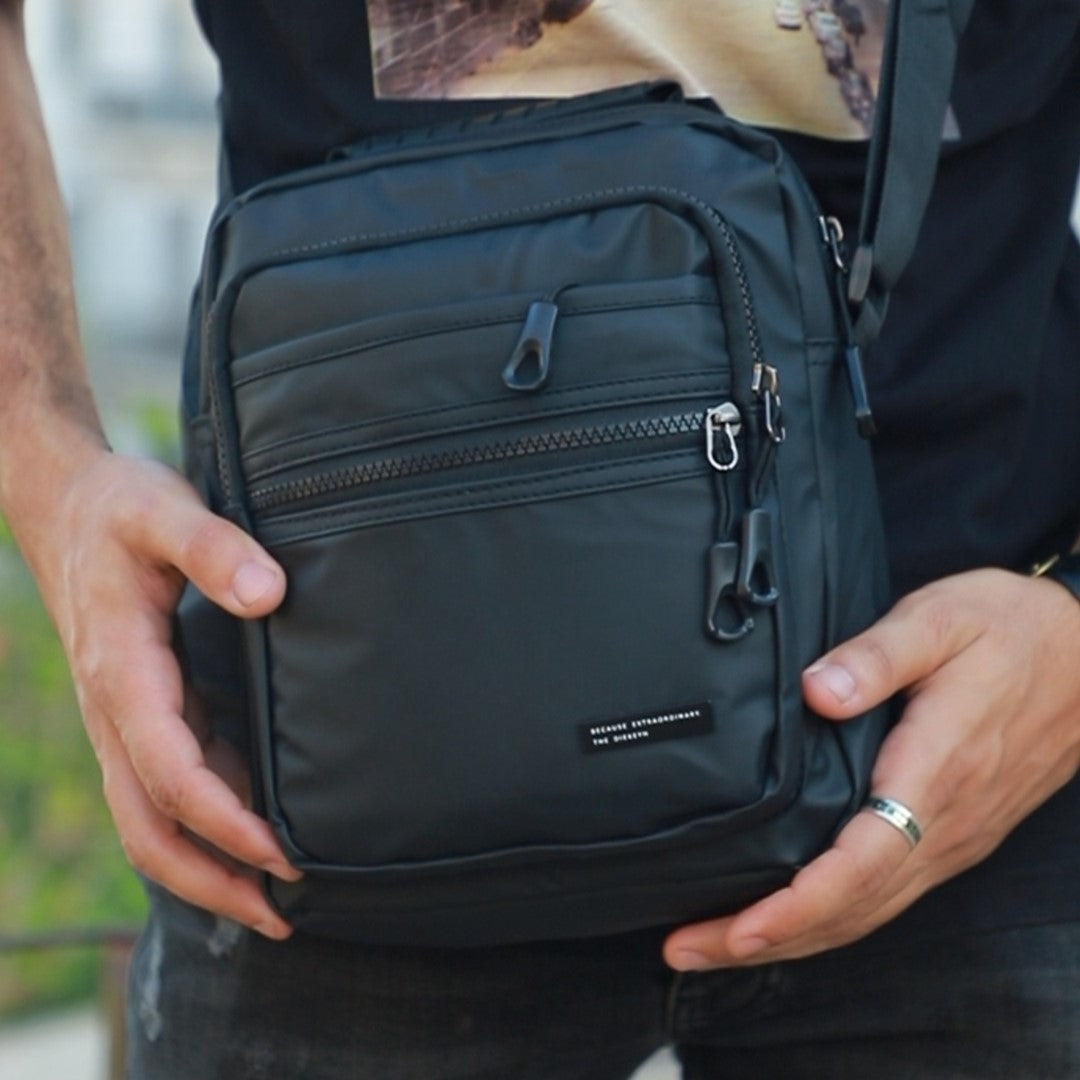 Sacoche Multifonction imperméable a grande capacité avec 6 poche zip